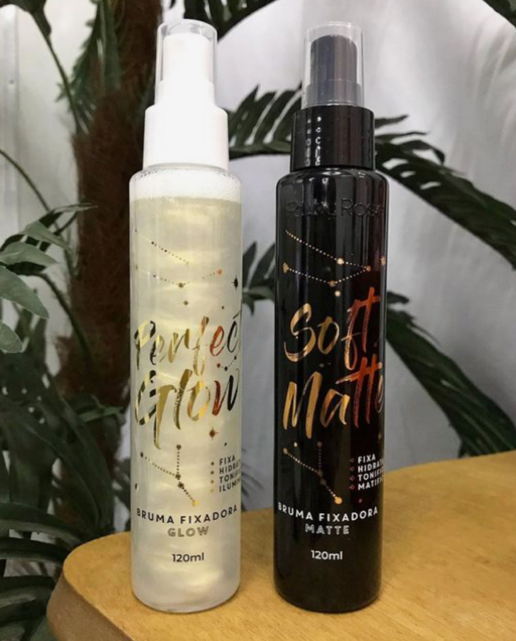 Bruma fixadora matte ou glow