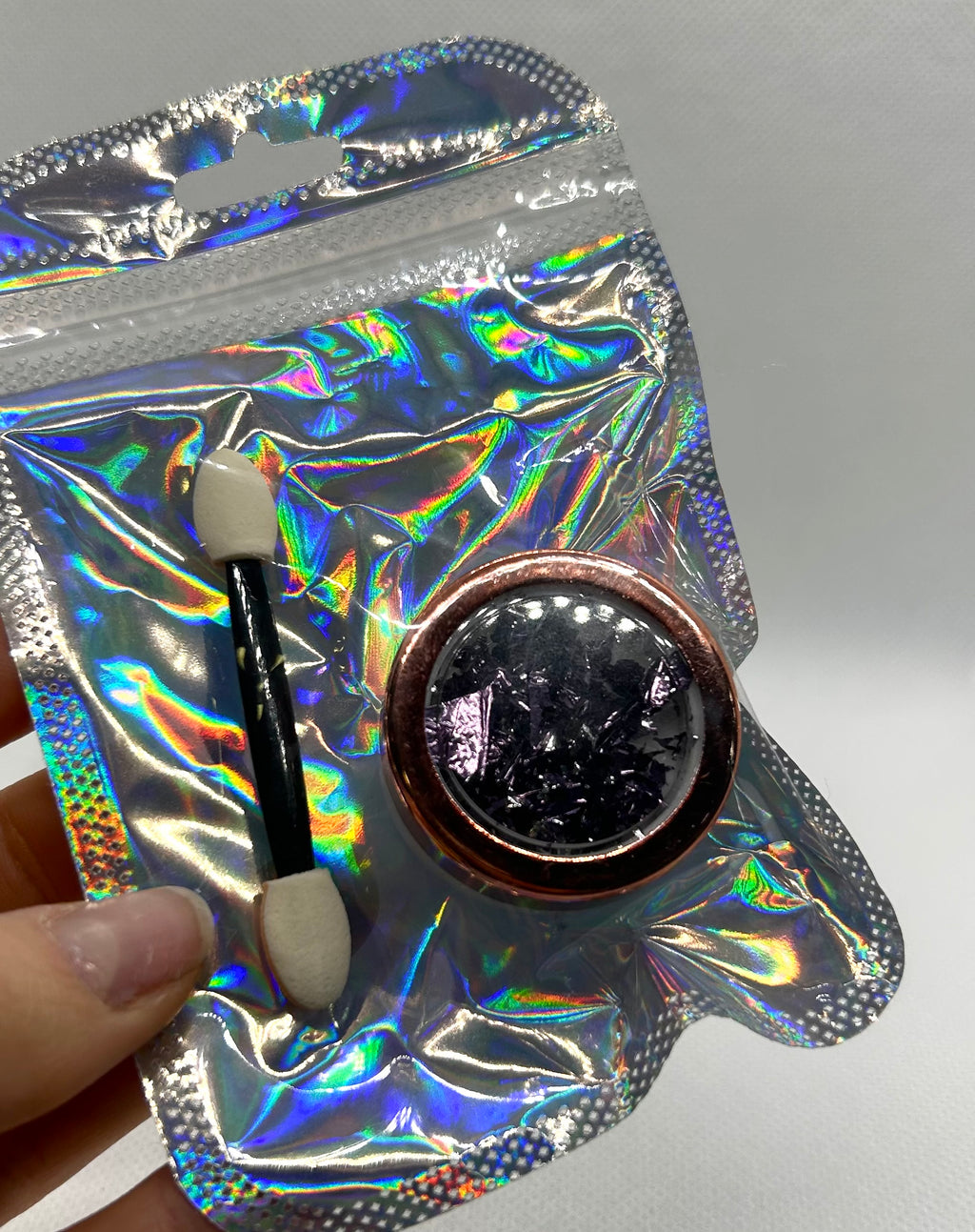 Pó cromado para unhas