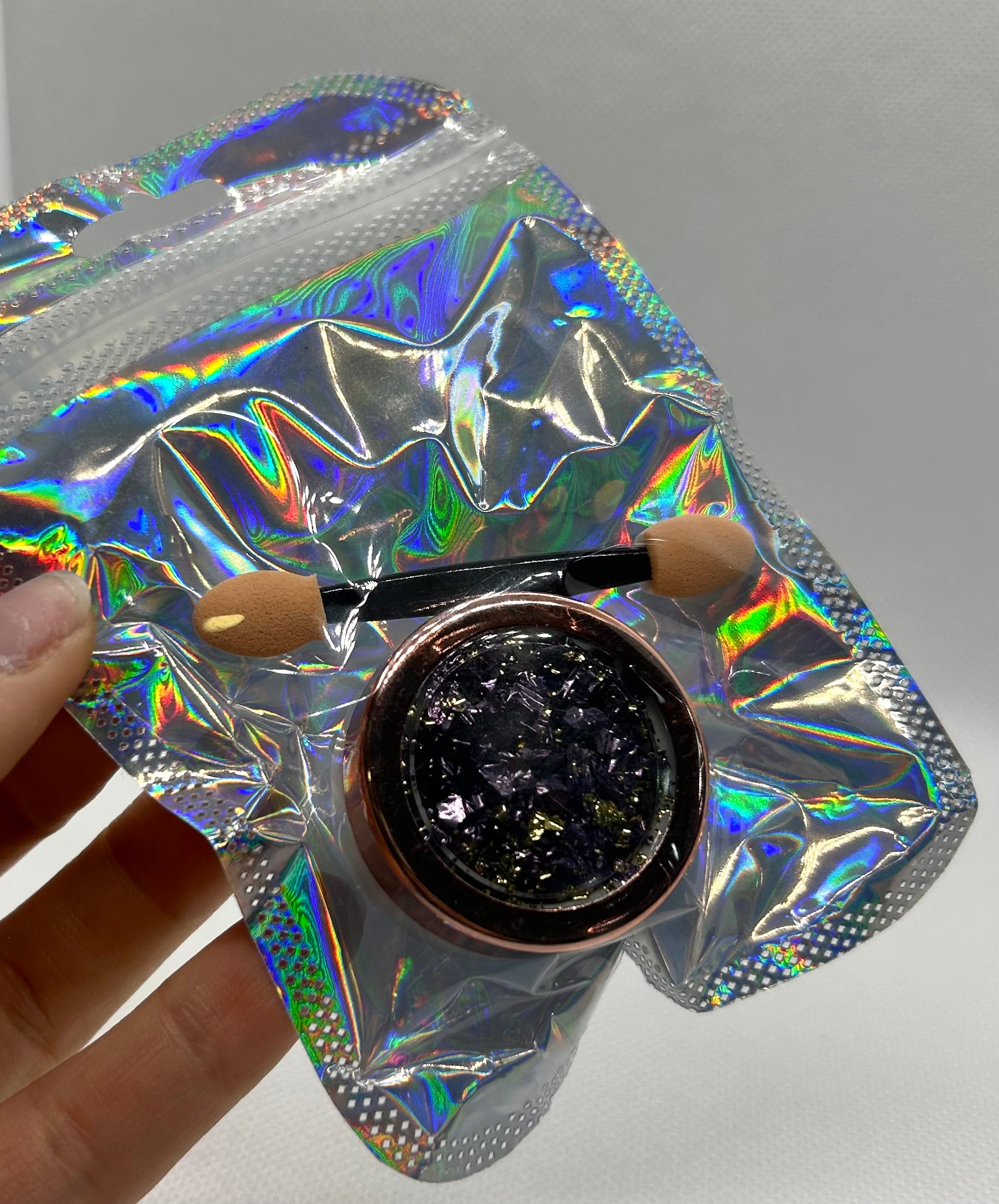 Pó cromado para unhas
