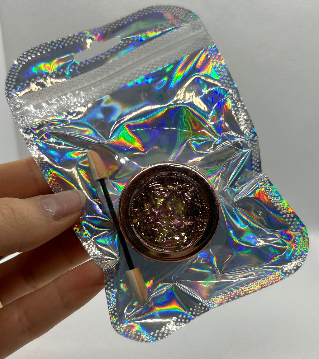 Pó cromado para unhas