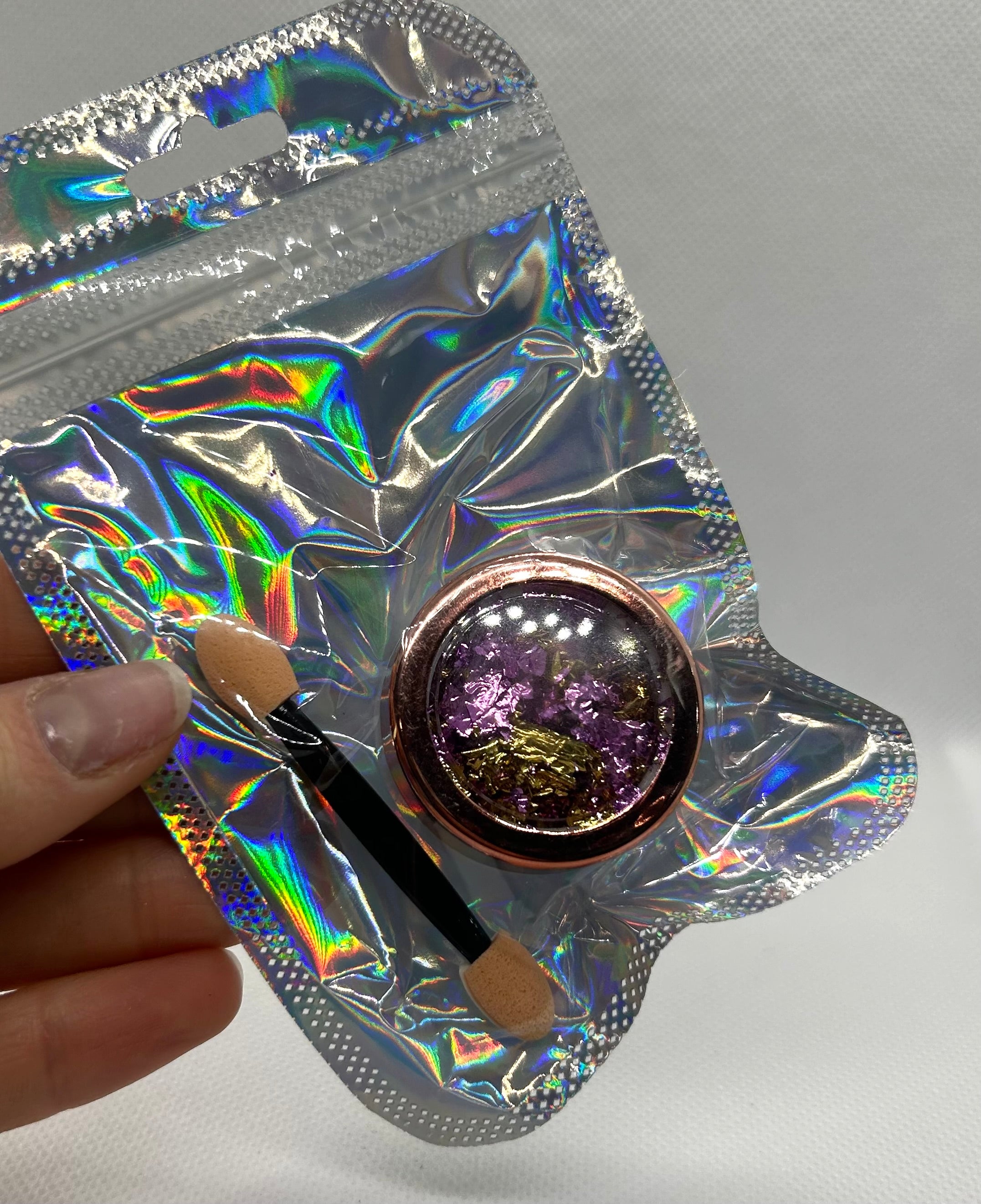 Pó cromado para unhas