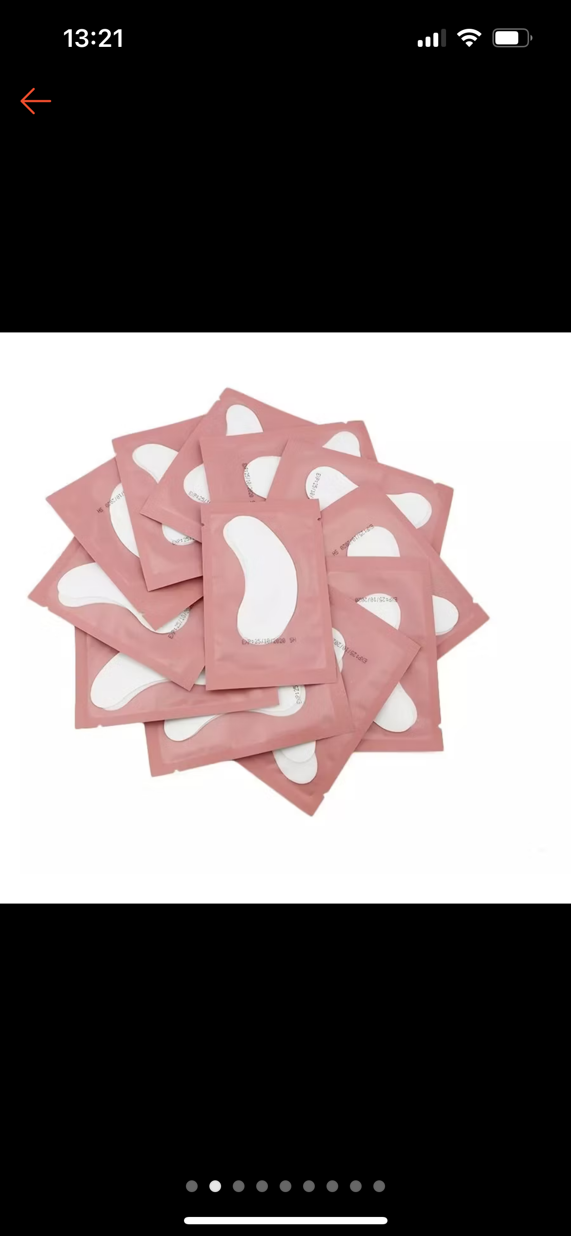 Kit 50 adesivos para olhos