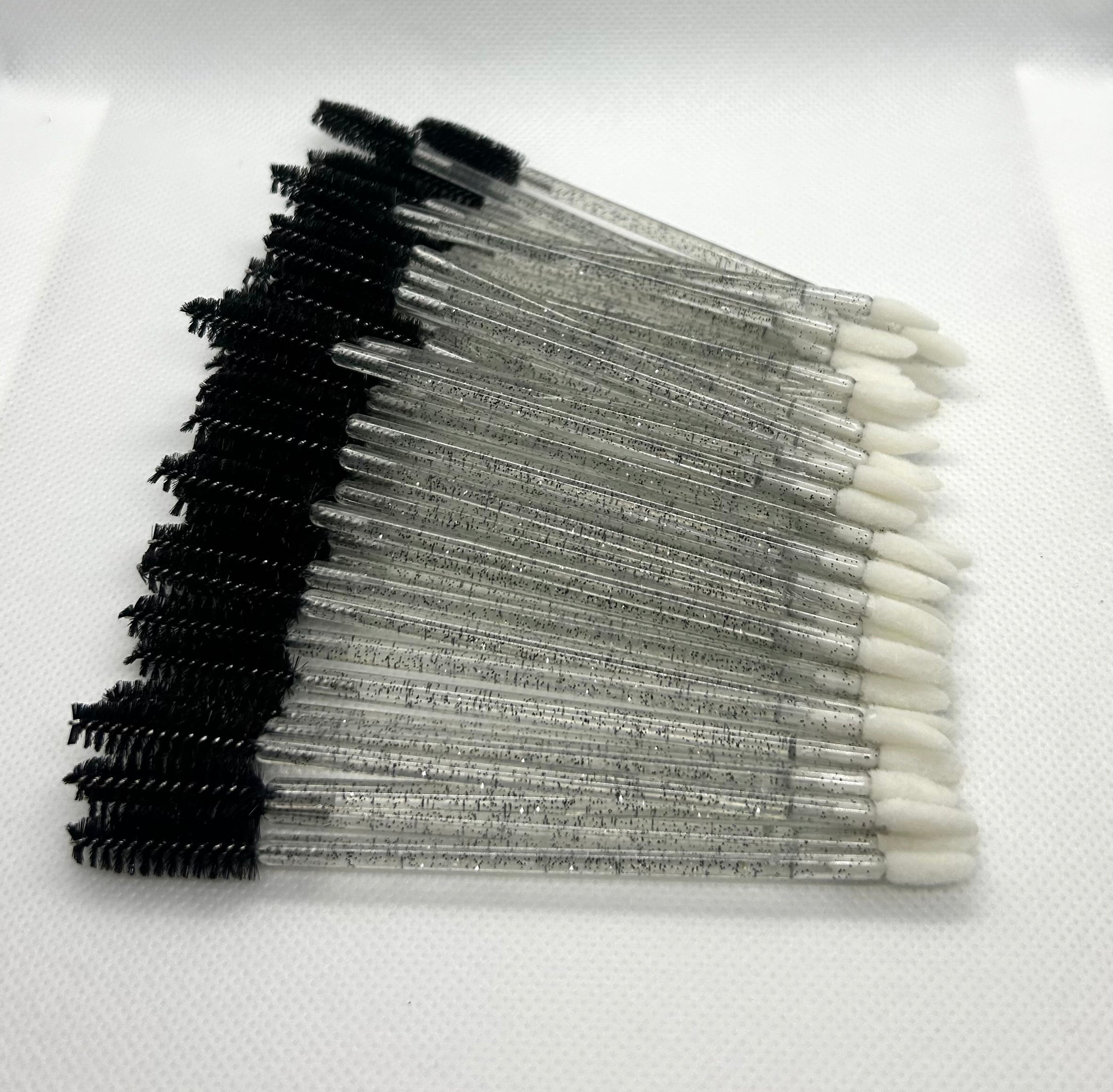 Kit 50 pinceis para labios/cilios/sobrancelhas