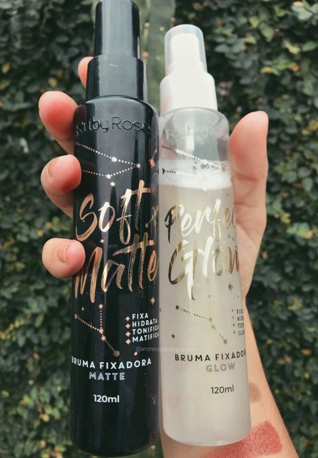 Bruma fixadora matte ou glow
