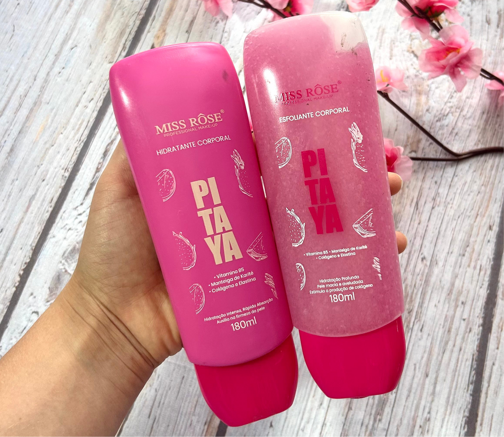 Kit esfoliante e hidratante