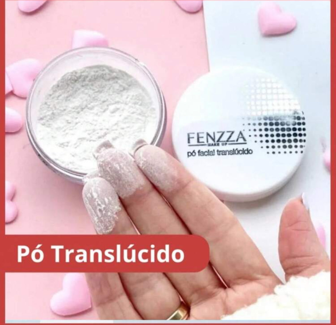 Pó translúcido