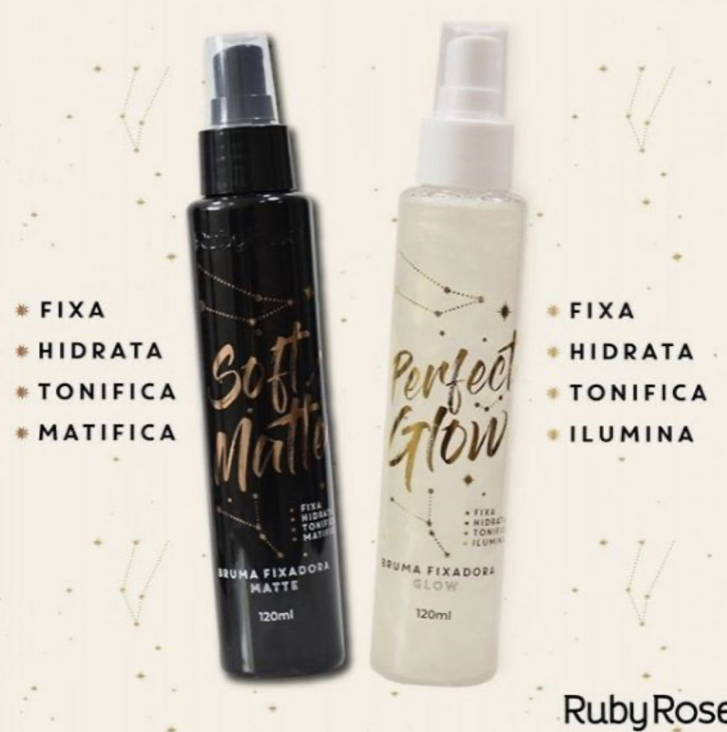 Bruma fixadora matte ou glow