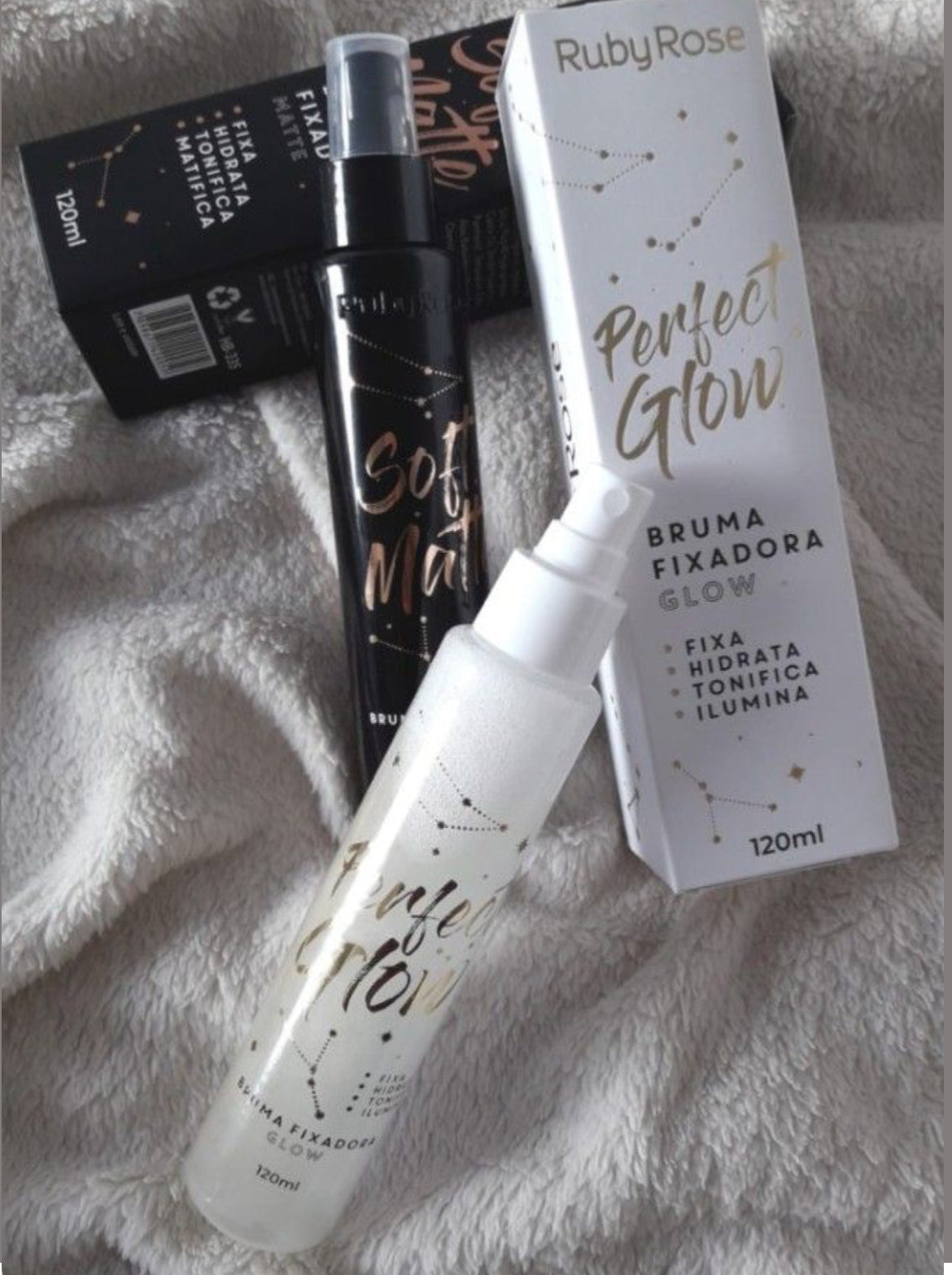 Bruma fixadora matte ou glow